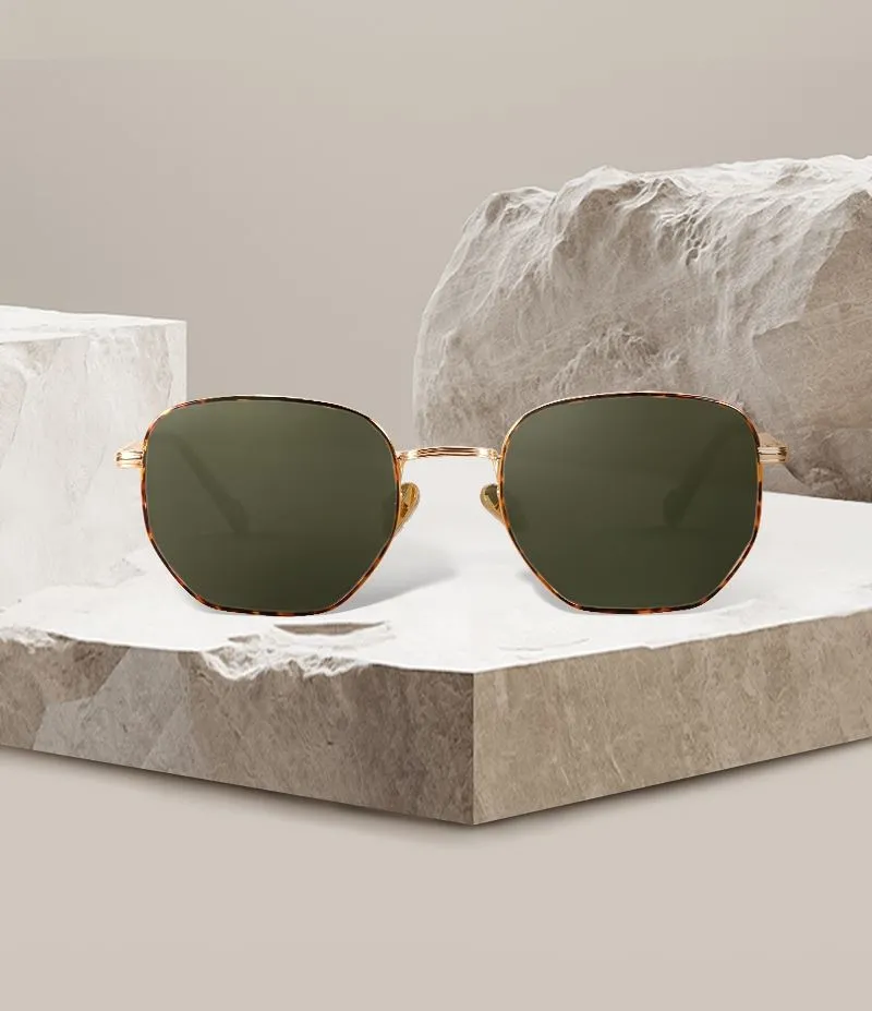 Металлические солнцезащитные очки